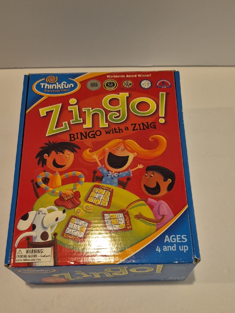 Zingo Bingo with a Zing Game  age 4 and up